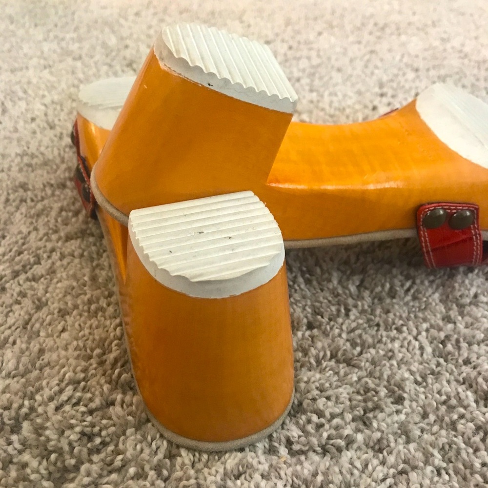EUC Marc Jacobs Sexy Red Platform Sandals, Size 9.5 - Picture 9 of 10